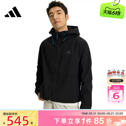 劲浪体育adidas阿迪达斯男子运动休闲夹克外套KR2511