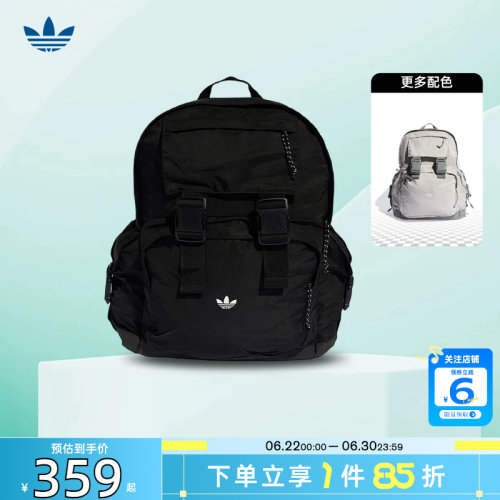 劲浪adidas阿迪达斯三叶草新款男女运动休闲包双肩通勤背包KE2727
