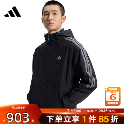 劲浪体育adidas阿迪达斯男子运动休闲夹克外套KW4765
