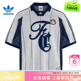 劲浪体育adidas阿迪达斯三叶草夏季男子运动休闲针织衫KY2159