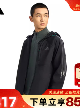 劲浪体育adidas阿迪达斯男子运动休闲夹克外套KR2496