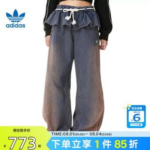 劲浪体育adidas阿迪达斯三叶草女子运动休闲长裤裤子KS0624