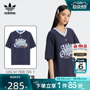 劲浪体育adidas阿迪达斯三叶草女子运动休闲短袖T恤KT3063