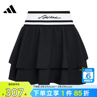 劲浪体育adidas阿迪达斯女子运动休闲半身裙裙子LF0077