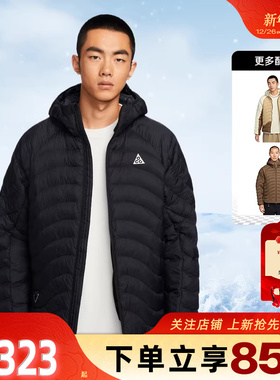 劲浪nike耐克ACG男子运动休闲黑色棉服连帽外套HJ3736-010