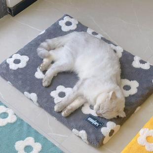 保暖猫垫子 可拆洗狗垫子睡觉用海绵狗床厚实不塌陷狗窝地垫冬季