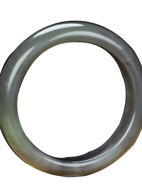 天然扁条女士款和田玉手镯