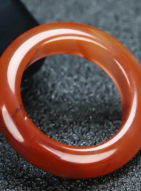 玉思缘南红玛瑙凉山天然玛瑙戒指