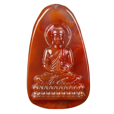 墨雨轩男女南红玛瑙原石雕刻