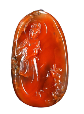 男女款观音菩萨天然南红玛瑙