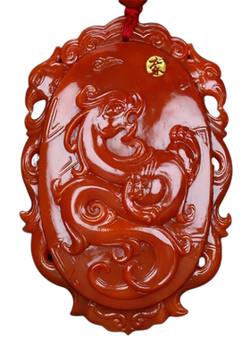 墨雨轩男女南红玛瑙原石雕刻