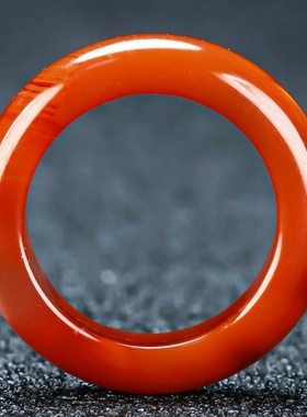 玉思缘南红玛瑙凉山天然玛瑙戒指