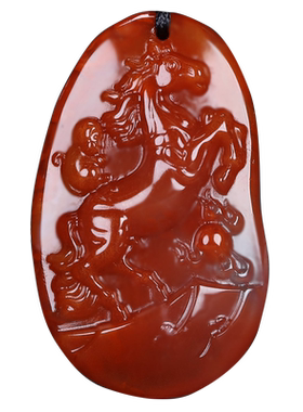 墨雨轩男女南红玛瑙原石雕刻