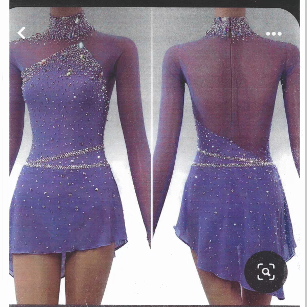 花样滑冰表演服儿童成人女童