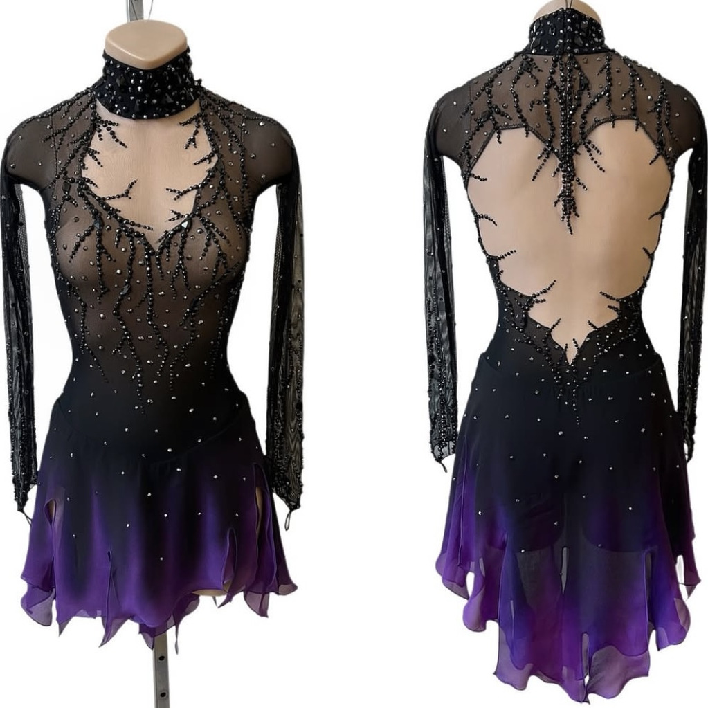 冰旋舞花样滑冰表演服