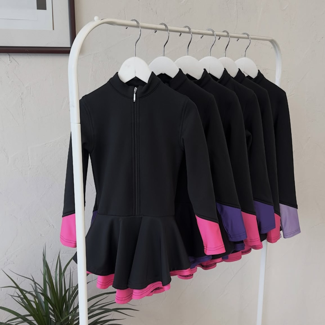 冰炫舞定制花样滑冰服装训练服