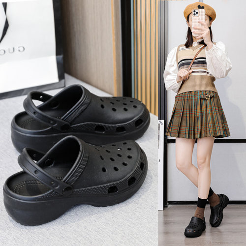 ins网红踩屎感包头拖鞋女夏新款