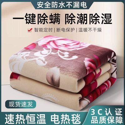 电热毯电褥子加厚单人双人双控开关智能调温加大家用学生宿舍安全