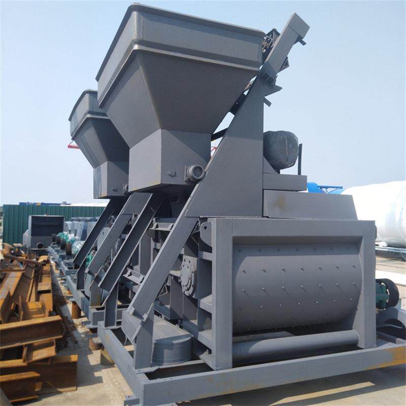 建筑工地水泥砂浆柴油自动上料搅拌机JS双卧轴商砼混凝土搅拌机