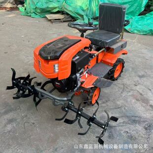 水旱两用乘坐式大马力旋耕机 农用小型四轮驱动锄草开沟平田器