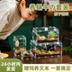 宠物白玉蜗牛专用饲养盒套装 造景别墅亚克力大号学生养殖观赏盒子