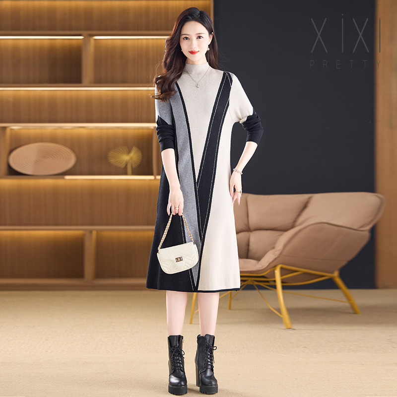 2025秋冬季新款高端大牌毛衣裙