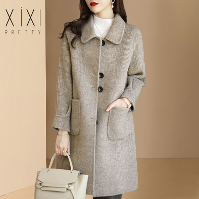 女士毛呢外套2025秋冬新款