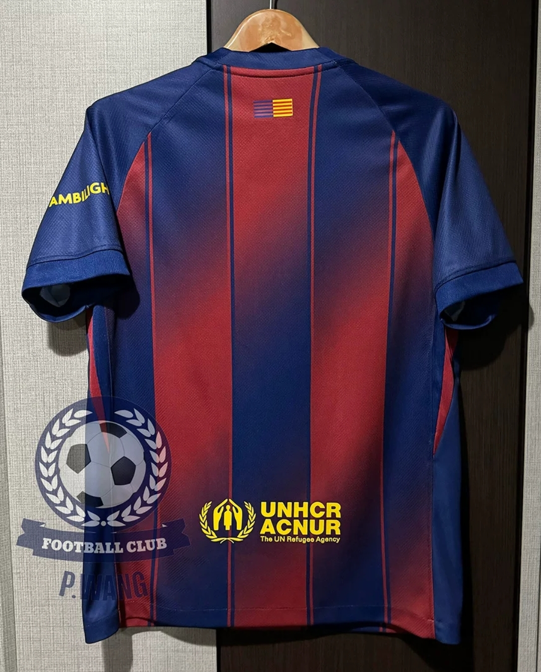 25-26赛季巴塞罗那球衣足球服复古vibe短袖吸汗透气运动训练服