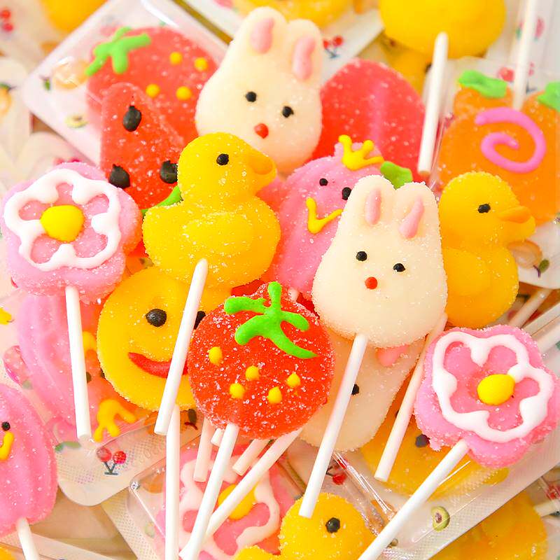 网红软糖棒棒糖六一儿童节礼物糖果奖励学生零食爆款混合散装