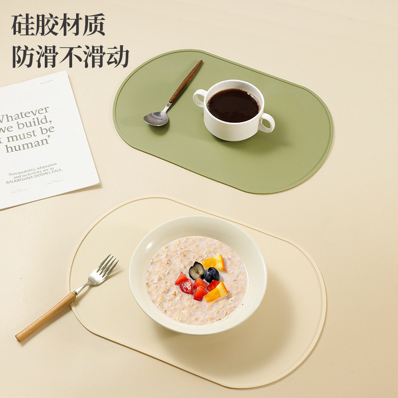 厨房纯色隔热餐垫防烫杯