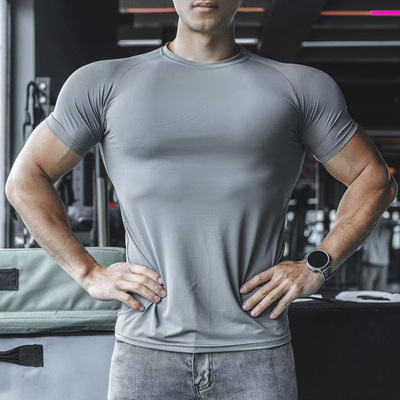 【立马发货】冰丝运动速干T恤衫