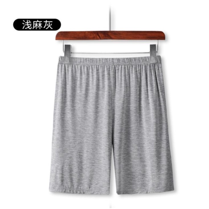 男士睡裤夏季莫代尔短裤大裤衩宽松五分裤夏天加大码薄款家居睡裤