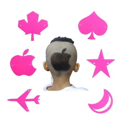 婴幼儿剪发发型模板款模具蘑菇头多造型自己剪推电剪