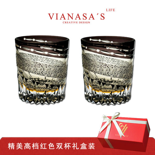 Vianasa's流星戴月江户切子