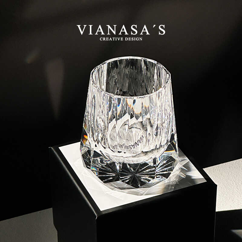 K9高级感江户切子杯水晶杯