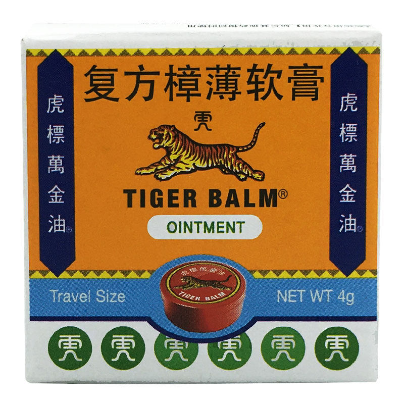 虎标万金油 4g 复方樟薄软膏 芳香通窍祛风止痒蚊叮虫咬头痛鼻塞
