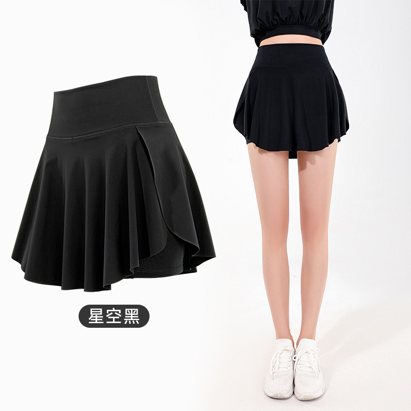 Girls wear sports skirts for fitness running badminton-封面