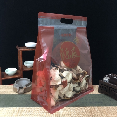 陈皮包装袋子一斤新会特产密封收纳储存防潮自立拉链德创茶叶包邮