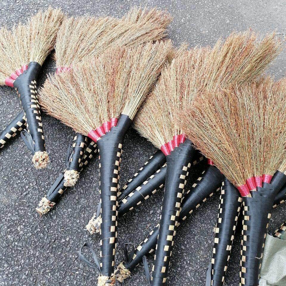 纯手工笤帚庭院学校工地工厂用扫地高粱扫帚耐用家用加厚加大扫把