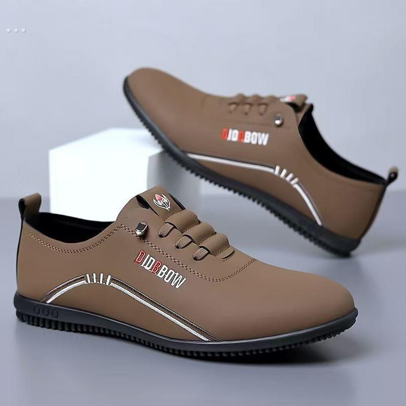 真皮男鞋2025爆款高档皮鞋软底耐磨休闲鞋一脚蹬百搭潮流驾车鞋