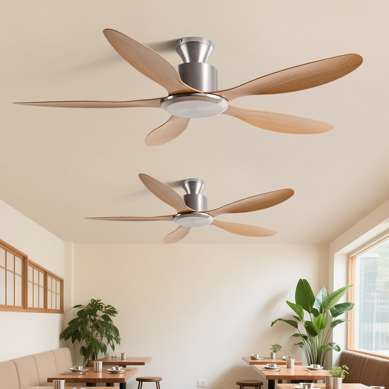 复古商用吸顶吊扇风扇大风力餐厅饭馆工业无灯电风扇北欧客厅家用