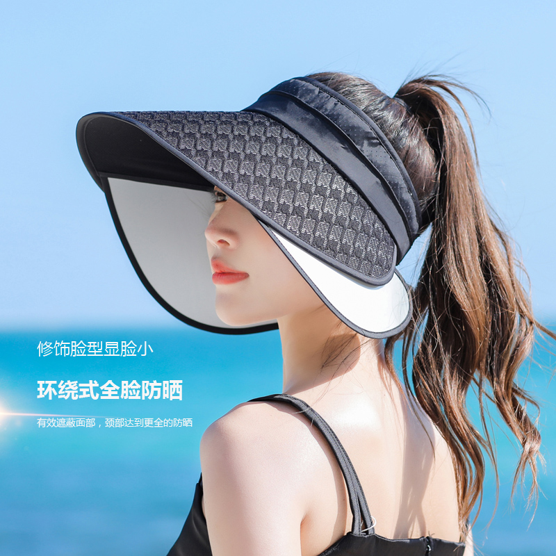 伸缩加宽大沿防晒遮阳紫外线