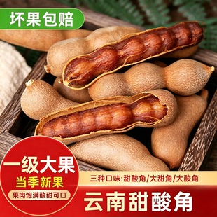 甜酸角大酸甜角云南特产新鲜罗望子孕妇休闲零食果脯果干散装带壳