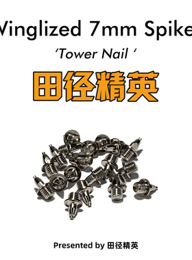 田径精英钉鞋钉子配件 比赛训练高耐磨重钢塔钉钉鞋通用鞋钉