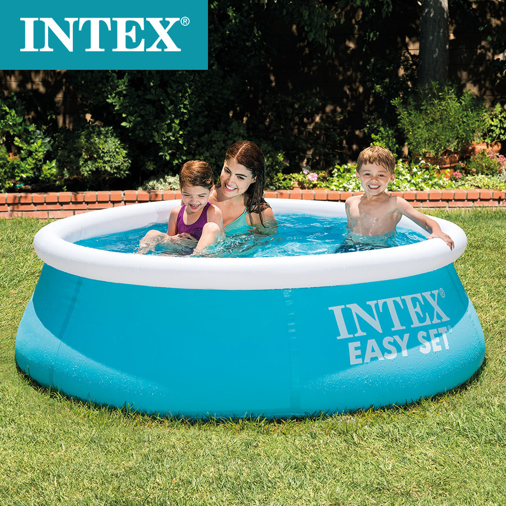 intex28101蝶形水池家庭游泳池儿童戏水充气泳池户外便携