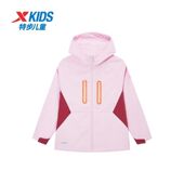 男女童小中大童防风帅气休闲保暖风衣 新款 特步儿童童装 2026秋季