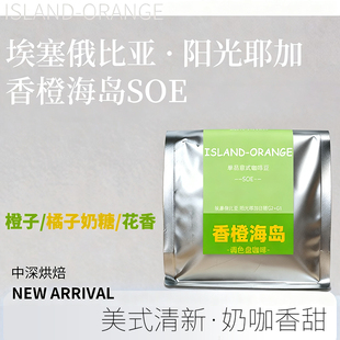 调色盘香橙海岛SOE意式咖啡豆单品豆黑咖啡美式咖啡粉现磨