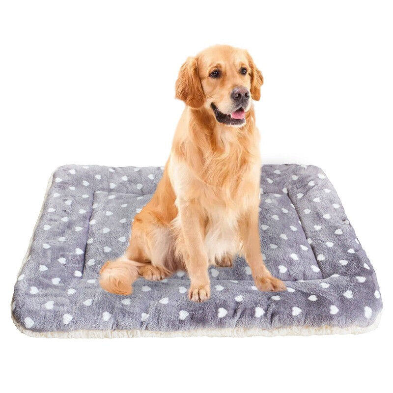 贝尼宠狗垫子冬季宠物垫子狗狗垫子加厚保暖可用舒适大号狗窝灰桃