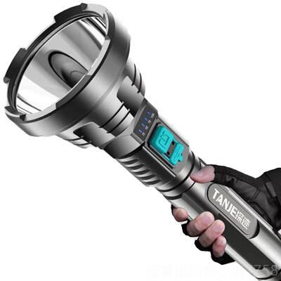 正品l筒d强光手电超亮可USB充远射多功能家用户电外便携e氙气灯