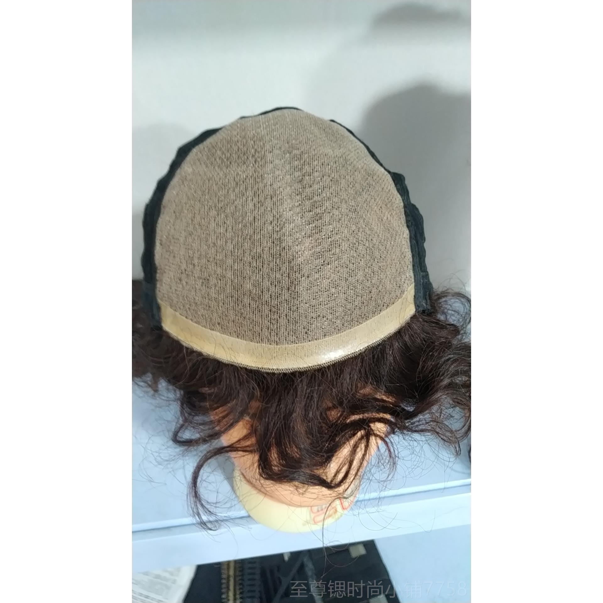 正品中国人女味发东方中老年型假发中长发假盘真发造羊毛卷中长假